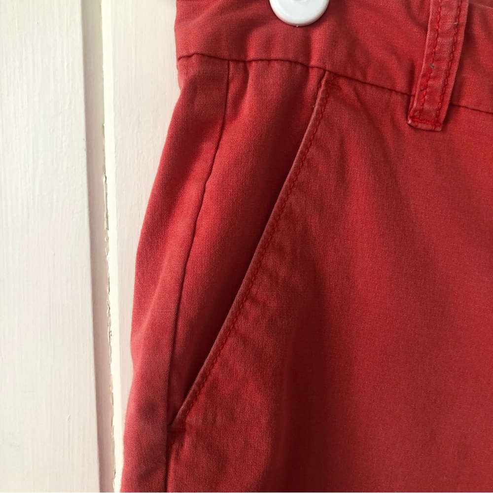 J CREW Frankie 9” Dusty Red Bermuda Chino Shorts - Picture 5 of 11